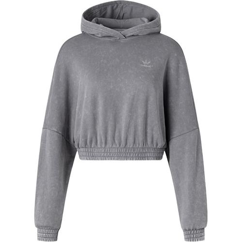 Adidas Originals CROP HOODIE ACID WASH Sweatshirt Women s Gray IW5492 M