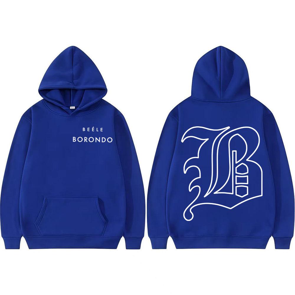 Rapero Beele Borondo Logo Merch sweatshirt Men's fashion Hip Hop High-quality hoodie Men's comfortable Sweatshirt