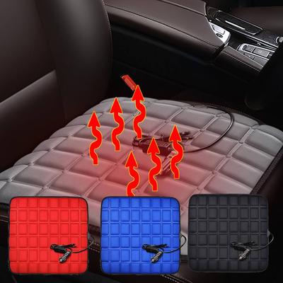 Car Seat Heated Cover 3 Gear Adjustable Electric Heating Pads Car Seat Heating Pad Fast-Heating Seat Cushion USB/Cigarette Plug
