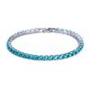 2022 New Fashion Free Shipping Copper Alloy Gold Plated 4MM Cubic Zirconia CZ Diamond Charm Tennis Bracelet for Women