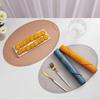 Dining Table Mat Set Pvc Placemats Imitation Leather Oval Round Placemats Set for Dining Table Heat Insulation Waterproof Pads