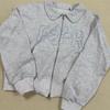 In-Stock Korean Dongdaemun Floral Embroidered Zipper Cardigan Hoodie
