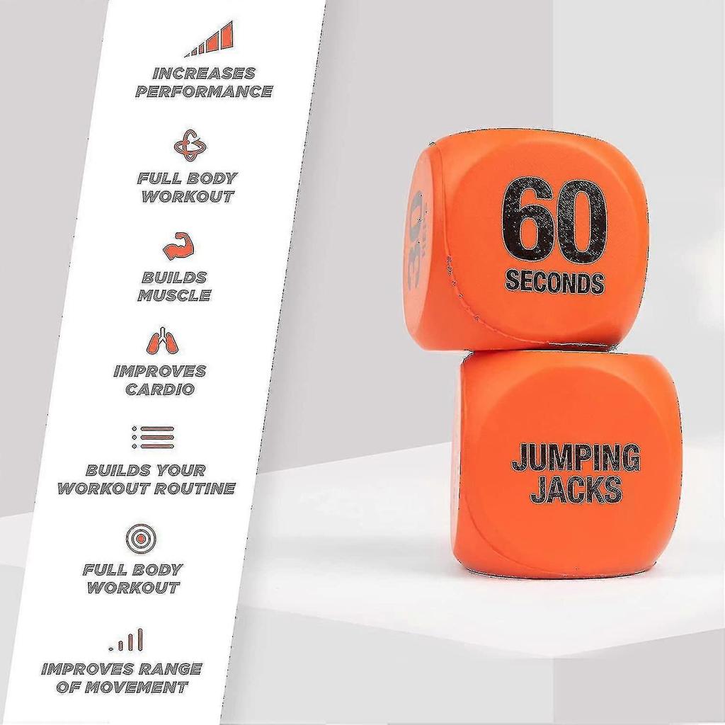 Exercise Dice For Workout Fun-fitness Decision Exercises-home And Gym