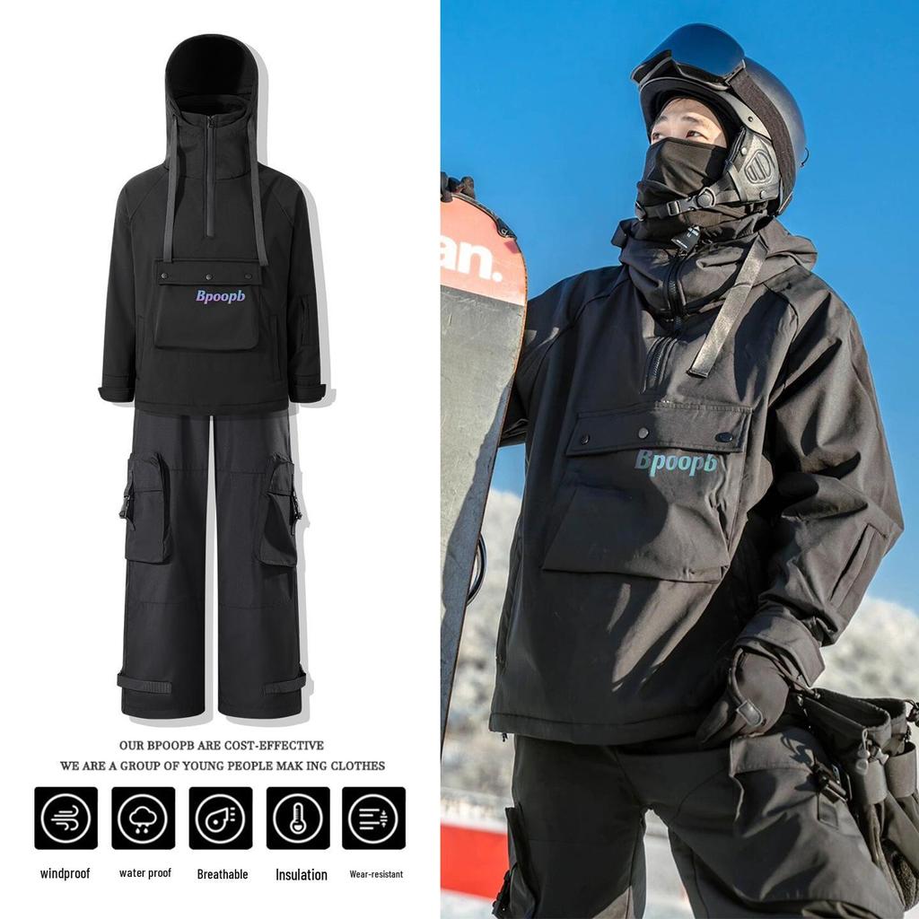 Northeast Outdoor Windproof Waterproof Ski & Work Pants, Versatile for Men & Couples - Winter Trendy Brand