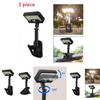 Solar Powered Led Clamp Light For Outdoor Garden Patio Lawn With Motion Sensor