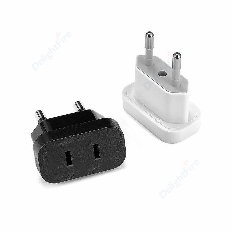 1pcs Power Plug Adapter US To EU Euro Europe Plug Power Plug Converter Travel Adapter China CN To EU Adapter Electrical Socket