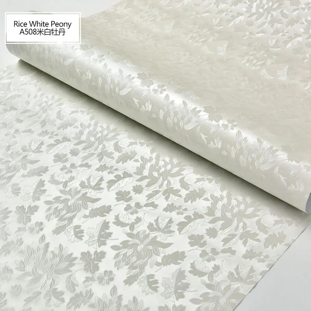 Vine Flower Pattern Self Adhesive Wallpaper Kitchen Waterproof Oil Resistant Decorative Wallpaper Self Adhesive