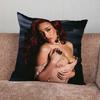 DDoja Singer CCat Print Pattern Sofa Cushion Cover Pillowcase Home Party Car Bedding