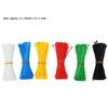 900pcs 6 Colors Multicolor Zip Ties Self-Locking Portable Zip Ties  Cord Management