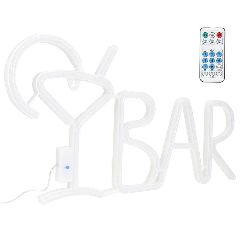 English Letter Modeling LED Light Bar Party Home Hanging Decorative Lamp Accessory