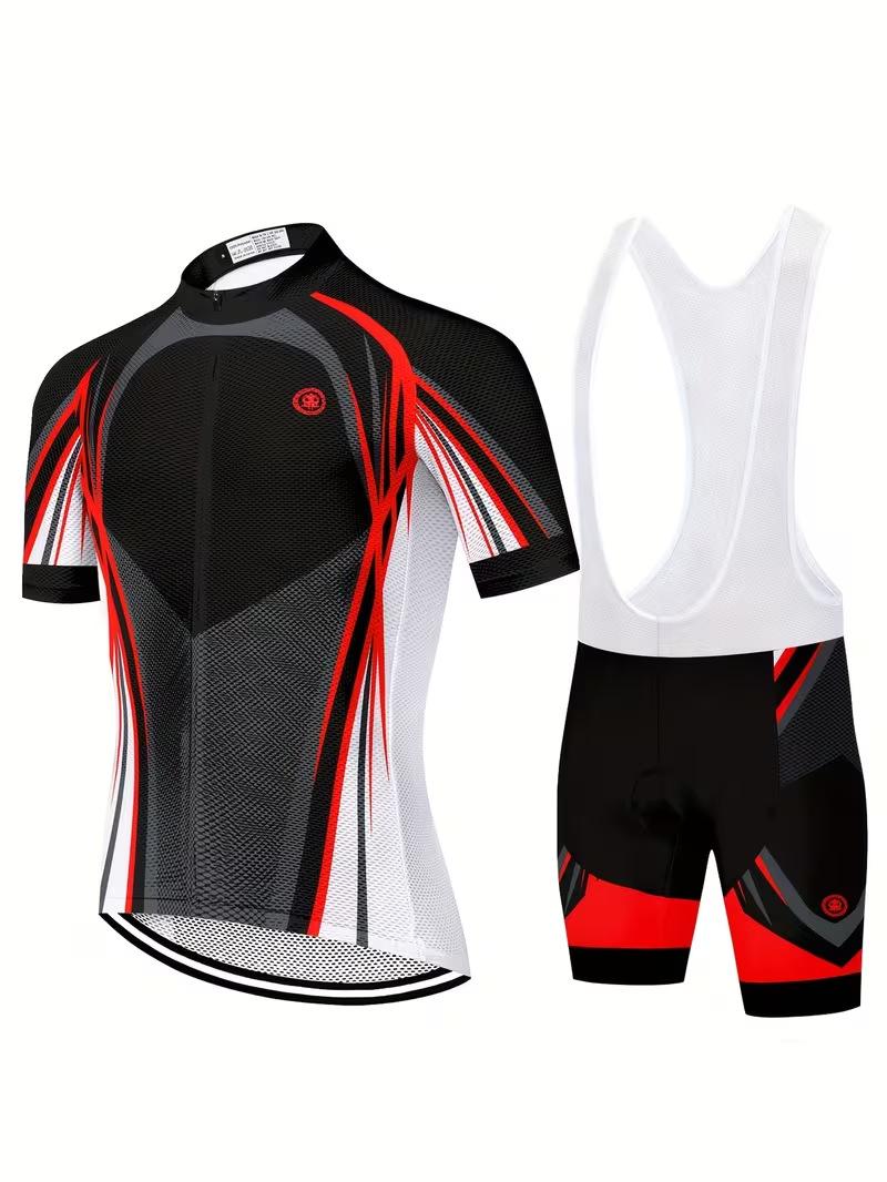 Men s Cycling Suit Short-sleeved Cycling Suit Men s T-shirt Outdoor Sports Suit 2026 Summer Breathable Cycling Suit Suit S