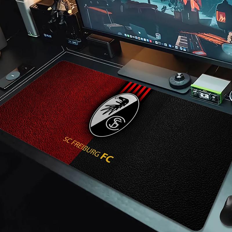 SC Freiburg Mouse Pad Large Gaming Table Cushion Non-slip Laptop Tablet Big Mousepad XXL Mat Mini PC Playmat With Lock edge_xia
