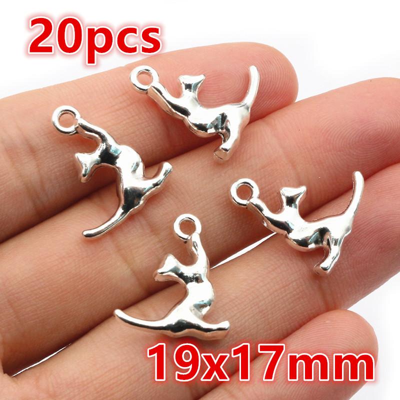 2-30pcs Animal Pendant Cute Charms Cat Dog Leopard Deer Elephant DIY Jewelry Making Accessories Findings for Necklace Keychains