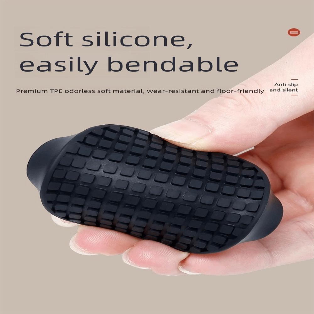 4PCS Non Slip Rubber Caster Cups Silicone Table Chair Leg Pads Furniture Wheel Stoppers  Furniture