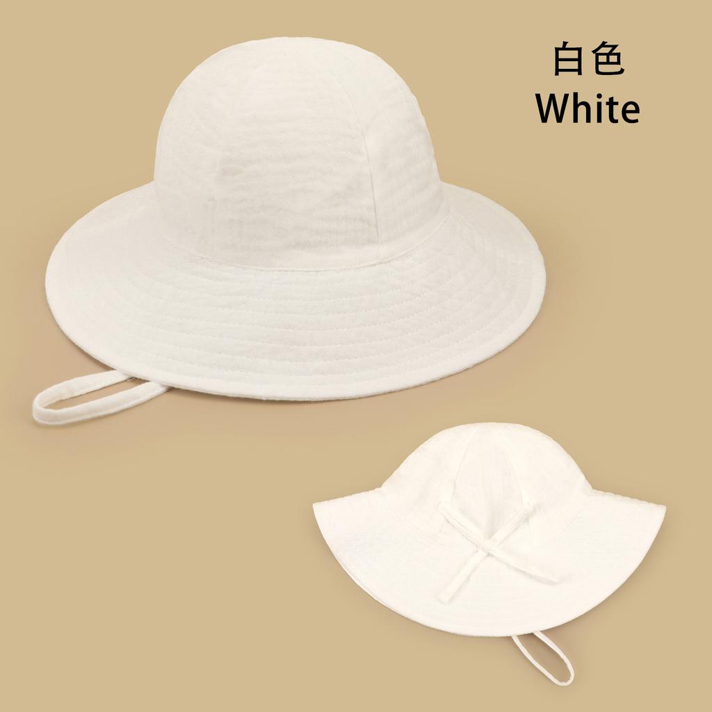New born Bucket hat baby cap Girls Big brimmed sun hat Summer Kids Toddler Cap 0 to 48 Months Soft Cotton yarn Sun flower Hat