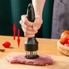 1 шт. молоток для размягчения мяса из нержавеющей стали, игла для раздавливания мяса, бытовой перфоратор, ежедневная игла для разламывания сухожилий, игла для вставки мяса