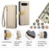 Leather Phone Case for Google Pixel 6-Pixel 9 Series with Coin Pocket, Card Slot, Mirror & Stand – Multiple Colors