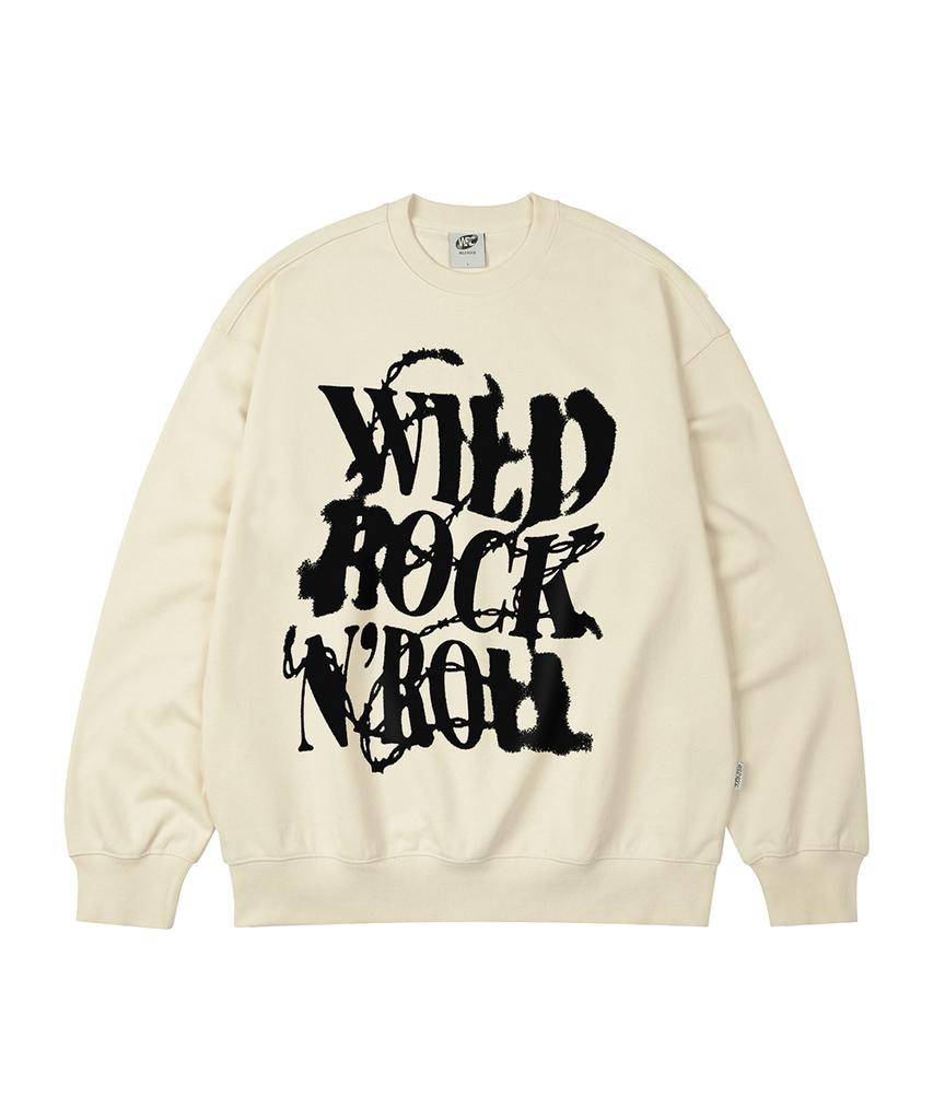 WILDROCK (Fleece Lined) Wild Rock And Roll Sweatshirt_7 Col (B Type)
