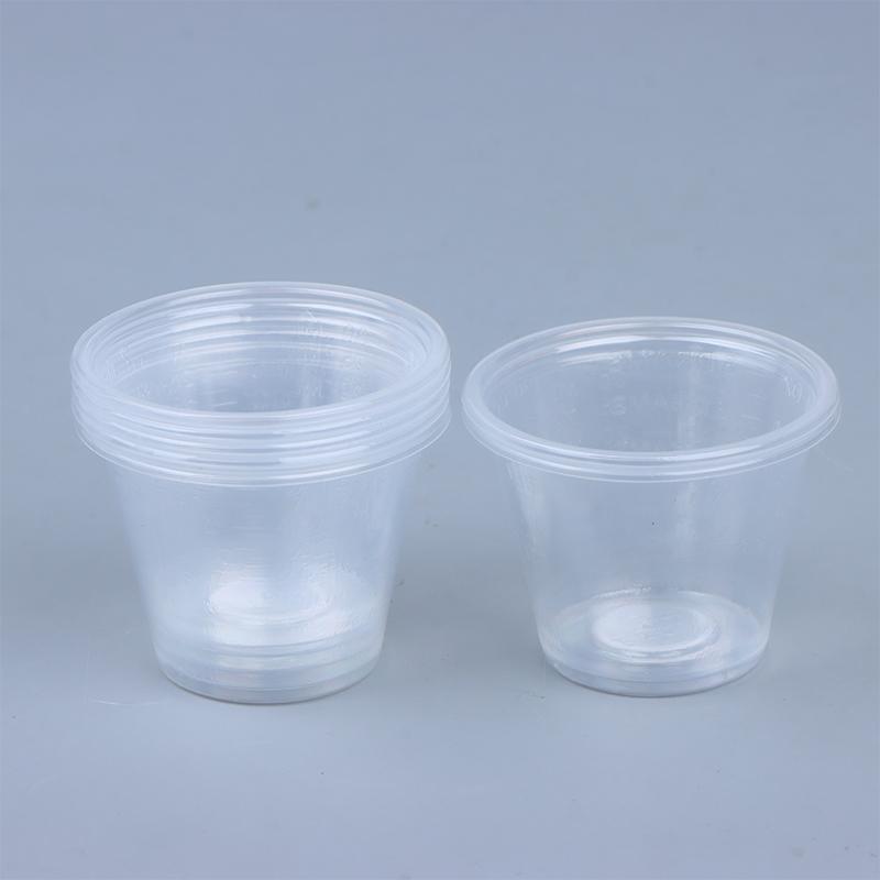 100Pcs 30ml Plastic Graduated Mixing Cups Disposable Universal for Airbrush Paint Mixing DIY Art Creation