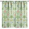 Tenda Retro Finestre William Morris con Motivo Botanico, Tenda Oscurante William Morris Arte Floreale 2 Pannelli