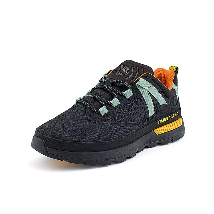 Timberland Round Toe Comfortable Durable Breathable Low Top Hiking Shoes Men Hiking Shoes Black A6AZDM