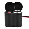 12 24V Motorcycle Waterproof Cigarette Lighter Socket USB Charger for Phone