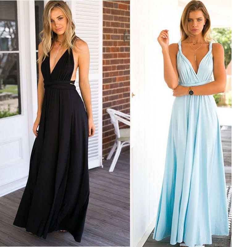 Elegant Women's Long Sleeveless Dress Perfect For Evening Party And Cocktail Events