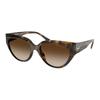 Brand Logo Cat Eye Sunglasses Women's Tortoiseshell