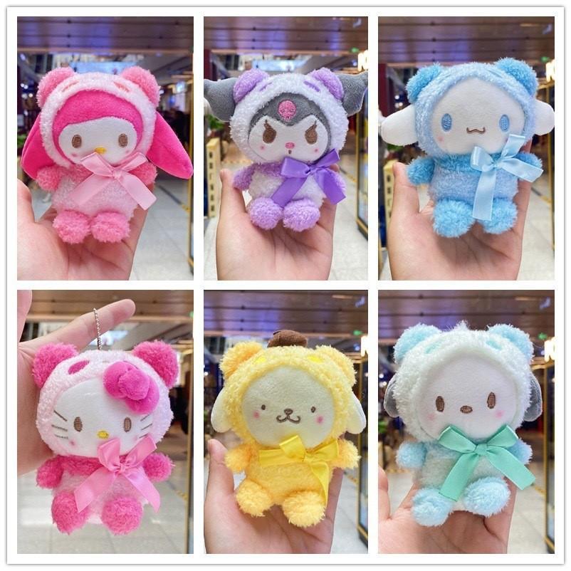 Hello Kitty Plush Keychain With Metal Clasp And Gift For Collectors