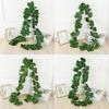 Artificial Green Ivy And Climbing Vines For Wedding Decor With Silk Leaves 2m Height