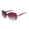 Women's Polarized Rhinestone Fox Head Sunglasses - Fashionable UV Protection