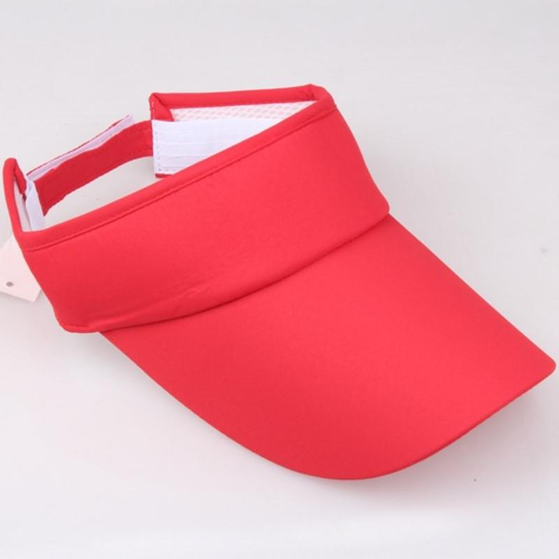 Customized Logo Printed Visors For Men Women Empry Top Hats Ladies Outdoor Sports Tennis Sunhat Breathable Cap Gorra Wholesale