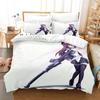 Kawaii Anime Lilith Asami Trinity Seven Bedding Set Single Twin Full Queen King Size Bed Set Adult Kid Bedroom Duvet cover Sets