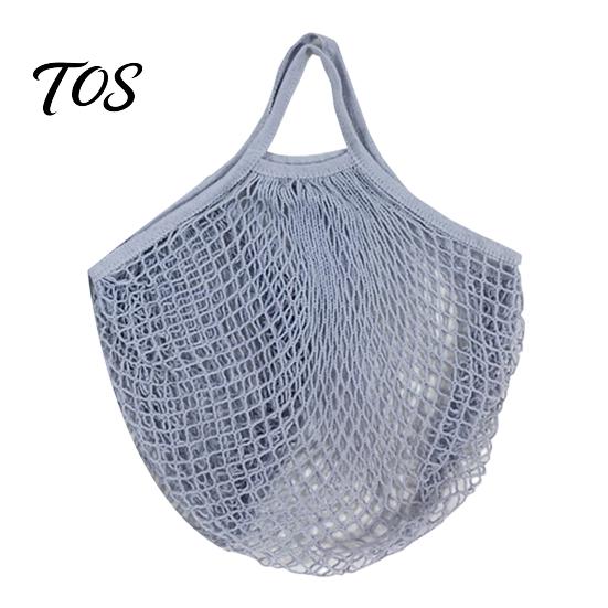 Reusable Grocery Bags for Kitchen Cotton Mesh Bag, Eco Friendly Foldable String Organic Produce Totes Lightweight Fruits Vegetables And Daily Shopping