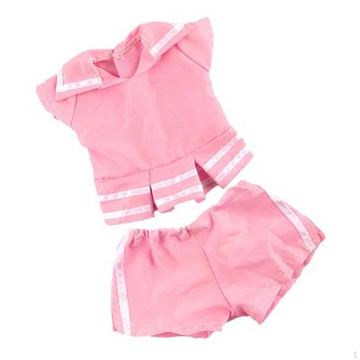 18in Doll Shorts Set Casual Daily Clothes Dress Up Outfits Accessories