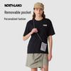 Nosilanda Unisex Outdoor Hiking Round Neck Short Sleeve T-Shirt NTSFT0237E