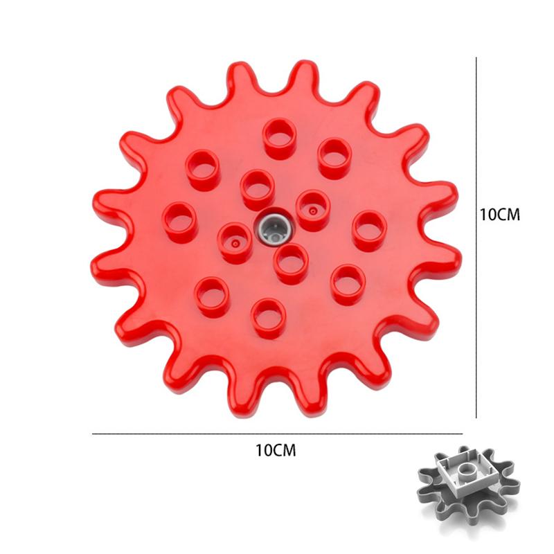 Big Building Blocks Playground Parts Slide Ladder Gear Swing Compatible Bricks Baby Assemble Interactive Toys Gift