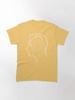 Depeche Mode Members Matryoshka Profile White Outline Black Background Classic T-Shirt