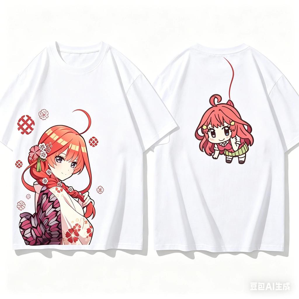 Das Quintessentielle Quintett Anime Liebhaber T-Shirt Ganzjahreskleidung Persönlichkeit Kleidung Übergröße Unisex Neues Modell Streetwear