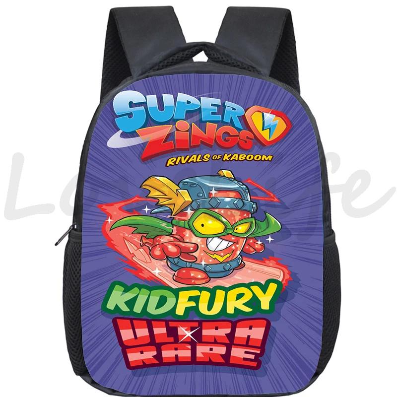 New Super Zings Kindergarten Bag Cartoon Game Superzings Backpack for Boys Girls Children School Bags Kids Daily Bookbag Mochila