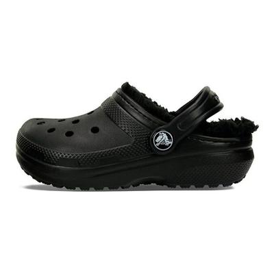Classic Lined Clog Toddler Black Baby Sneakers 207009-060