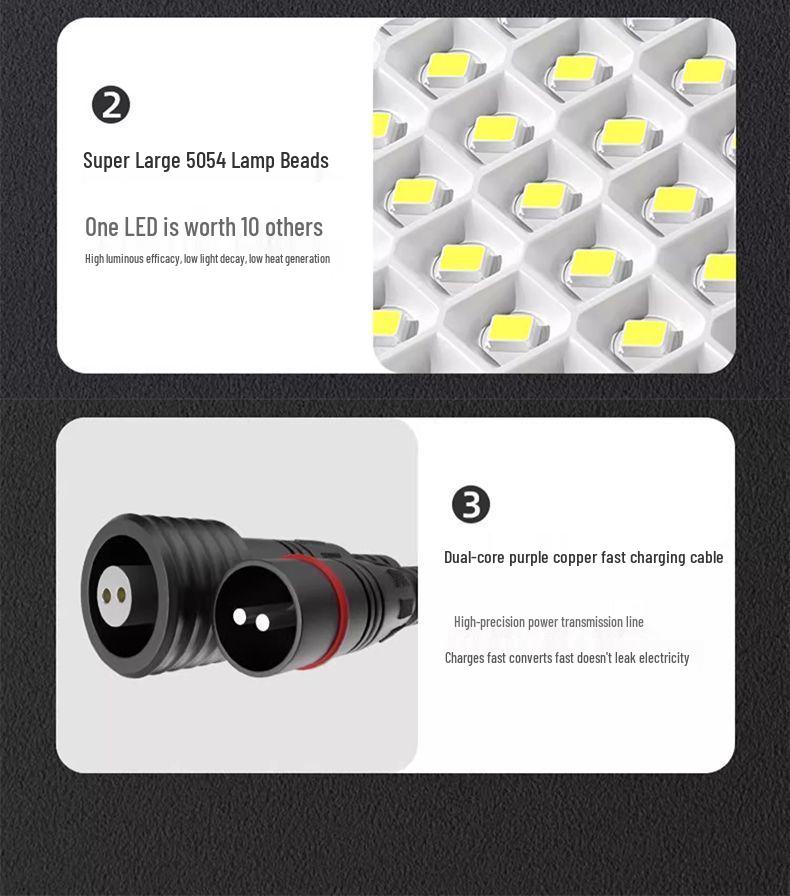 Rural Solar LED Street Light with High Power, Waterproof & Lightning Protection for Outdoor Courtyards and Home Use