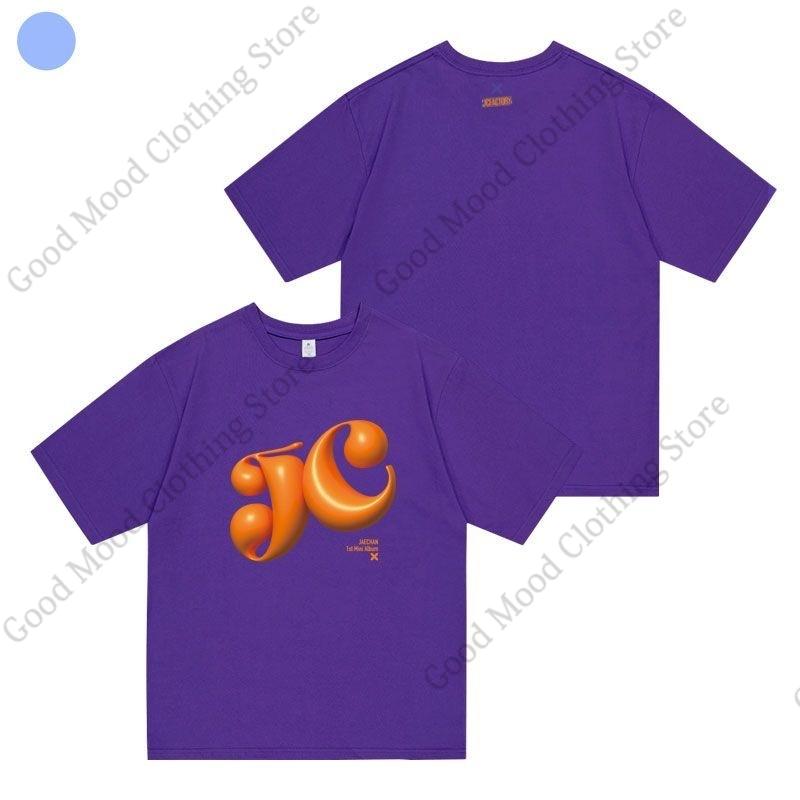 

Park Jaechan T Shirt Trend Fashion JCFACTORY Album Print Tshirt Kpop Unisex Women Summer High Quality Cotton Short Sleeve Tee Tops 3XL