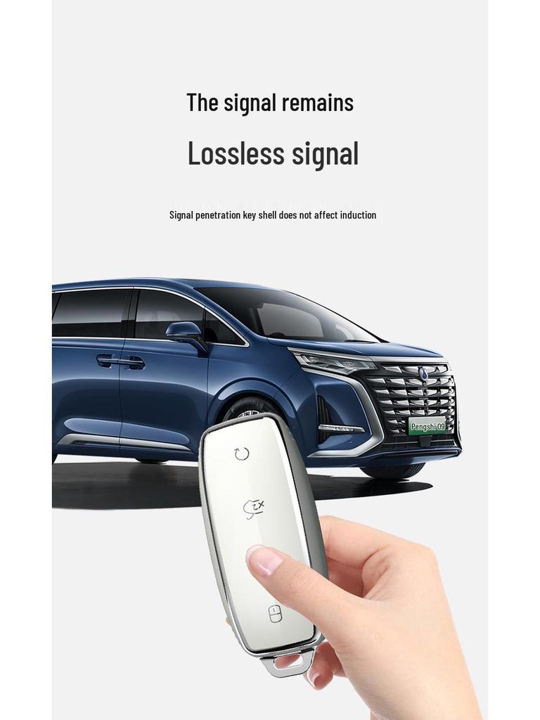 Denza D9 Car Key Case – Transparent Smart Card Holder for Men & Women