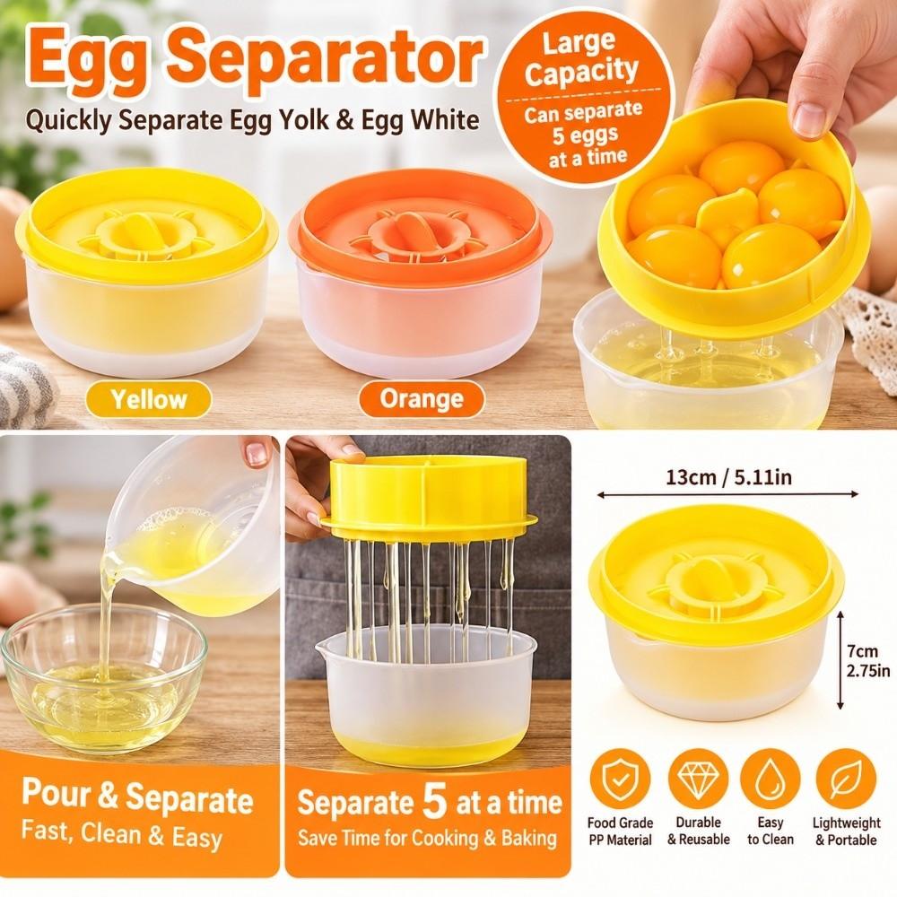 BPA-Free Egg White Separator Easy To Clean Yolk Filter Separator Egg Separator Kitchen Accessories