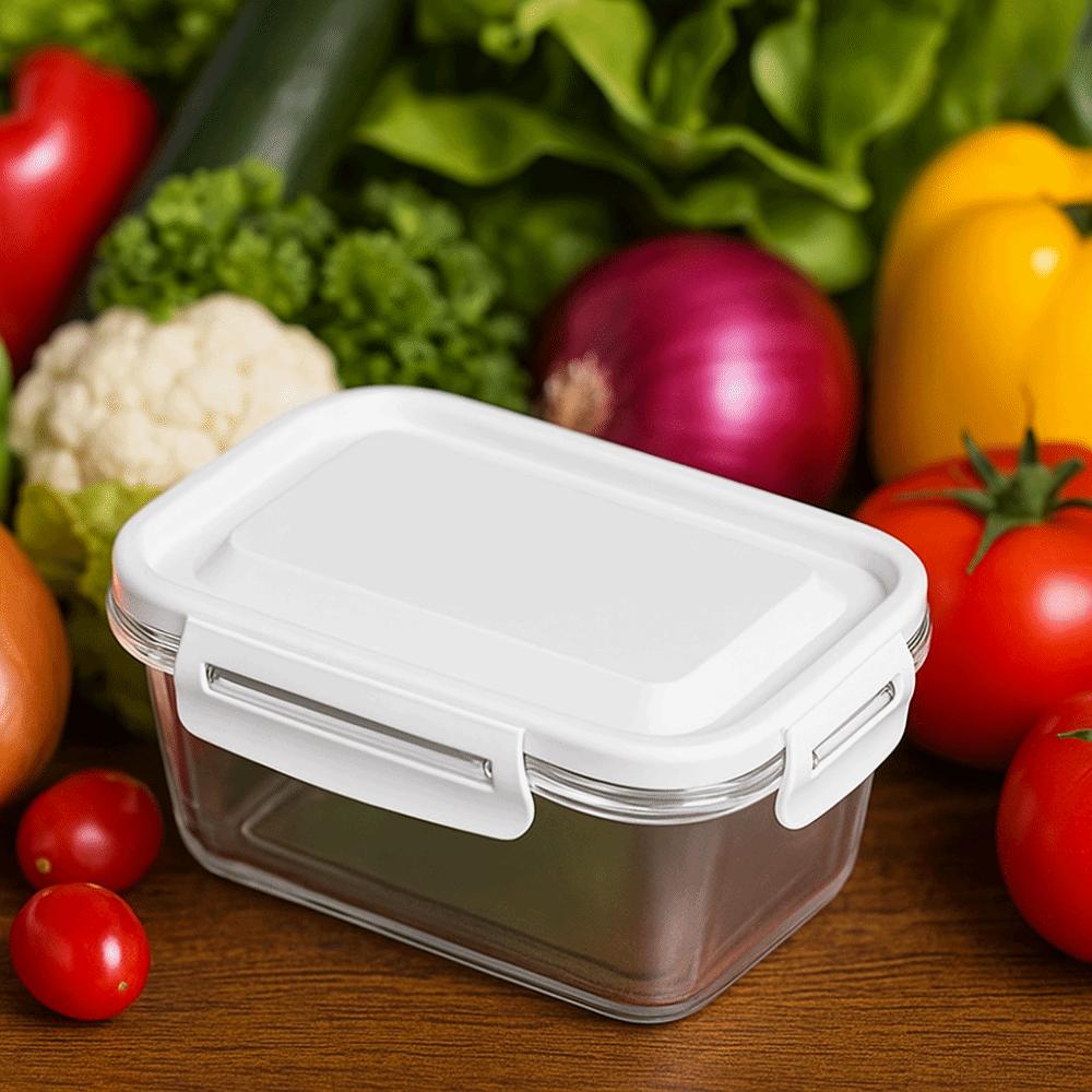 6pcs Leak-proof Food Storage Box Transaparent Food Container Fresh-keeping Box  Snack