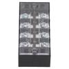 50pcs Terminal Blocks Dual Row 25A 600V Good Electrical Conductivity Screw Terminal Strip Blocks for Distribution Box