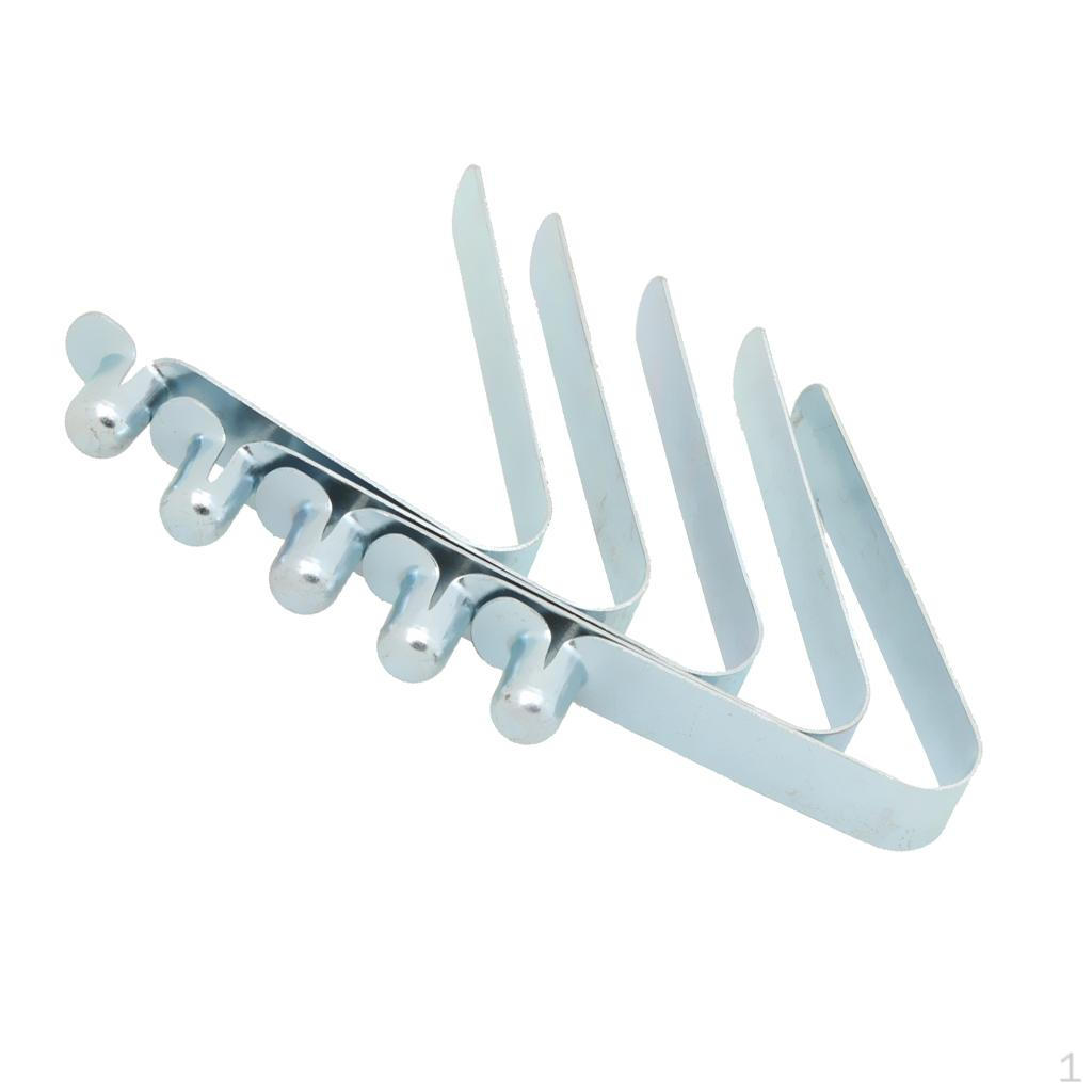Stahlklemmen für Zeltstangen - 5er-Pack