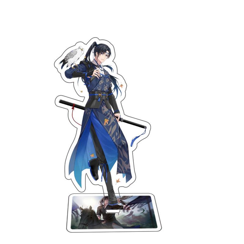 Spiel Anime Acryl Cosplay Charakter Ständer Acryl Figur Ständer Bemalt Schreibtisch Dekor Ornament Geschenk Modell 15cm