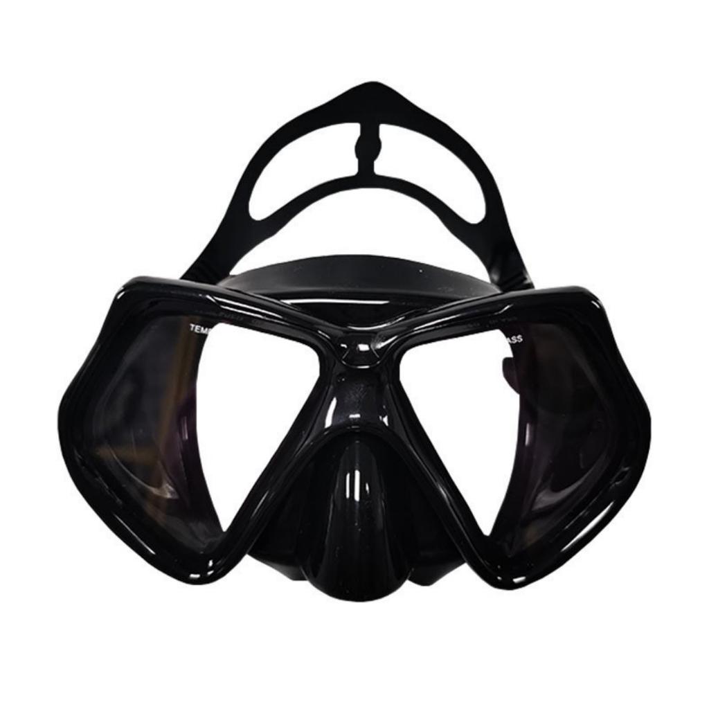 Adult Silicone Diving Mask - Large Frame, Dual Lenses, Wide - View & HD, Ideal for Snorkeling and Diving